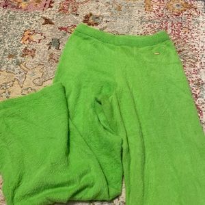 Savage X Fenty Green Fluff It Up Pants